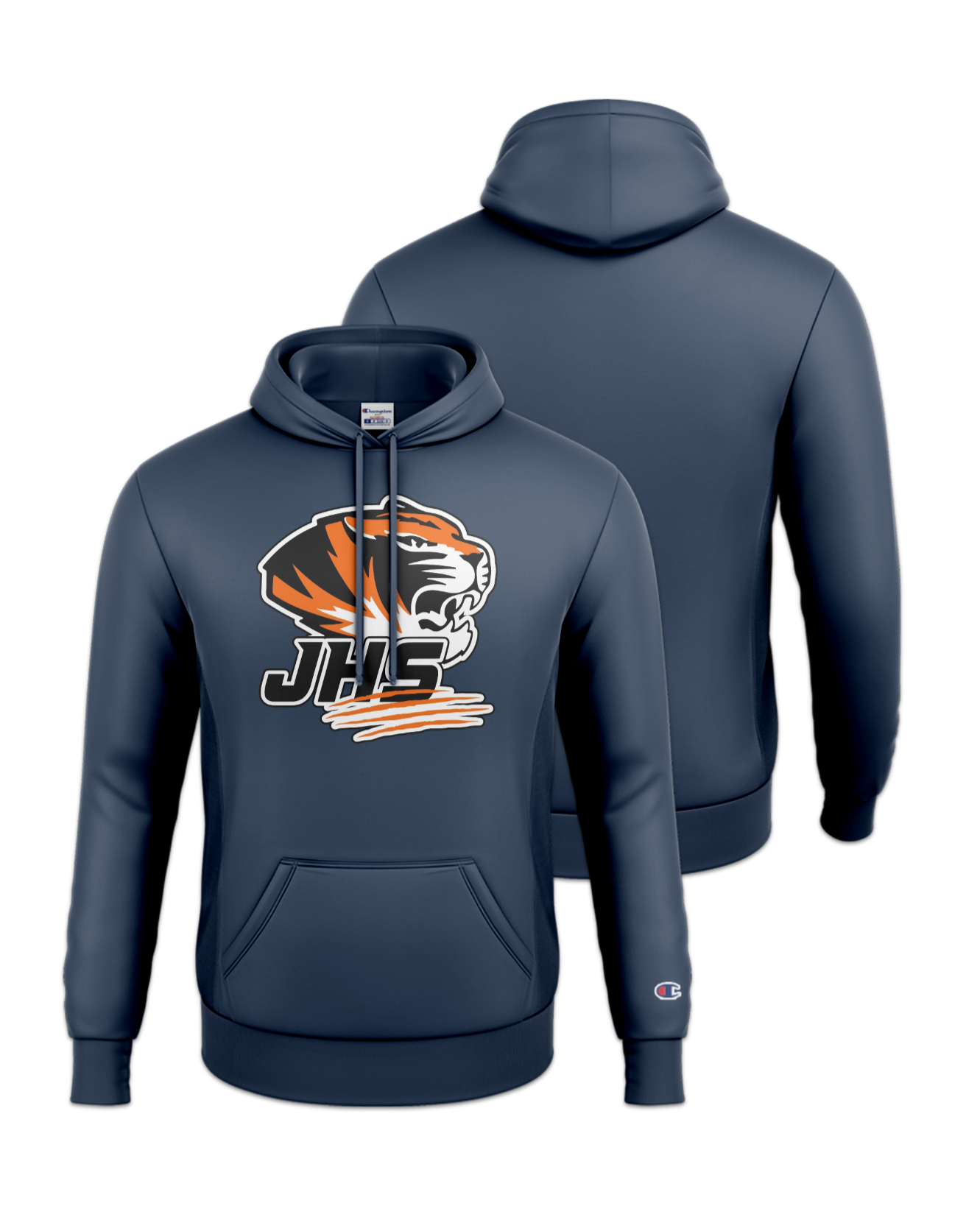 Rendered product preview, stack