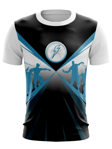 STX Logo T-shirt blue/white preview, front