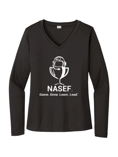 Sport-Tek Women's Long Sleeve PosiCharge Competitor V-Neck Tee preview, front