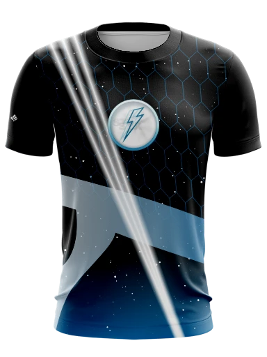 Space Themed STX T-Shirt preview, front