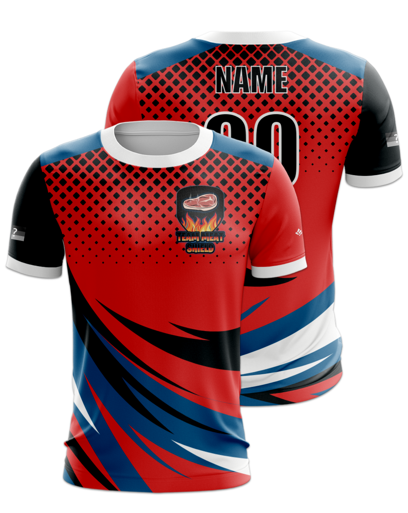 Rendered product preview, stack