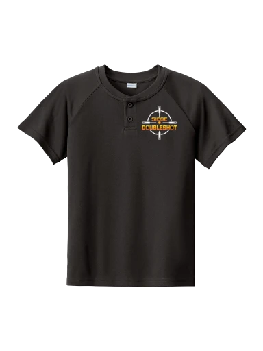 Sport-Tek Youth PosiCharge Competitor 2-Button Henley preview, front