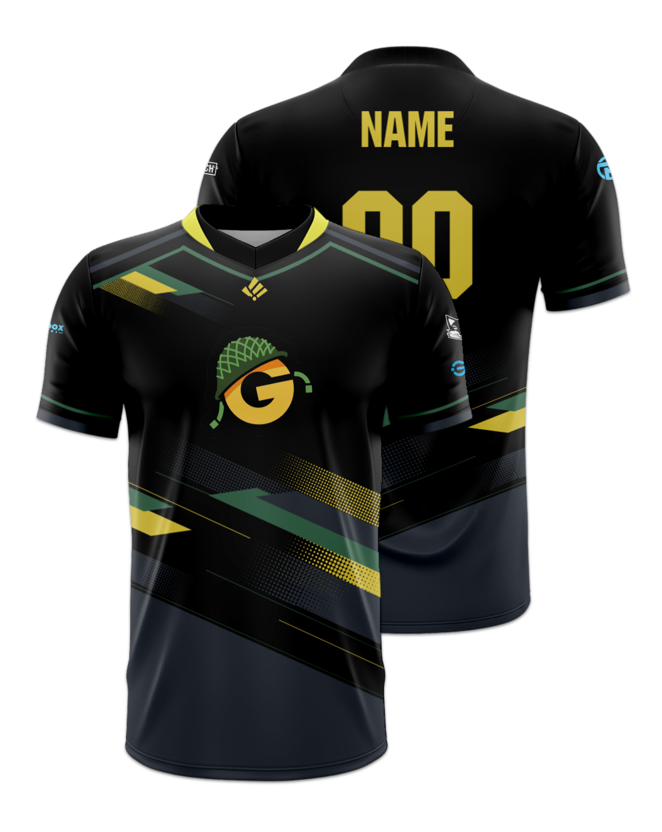 Rendered product preview, stack