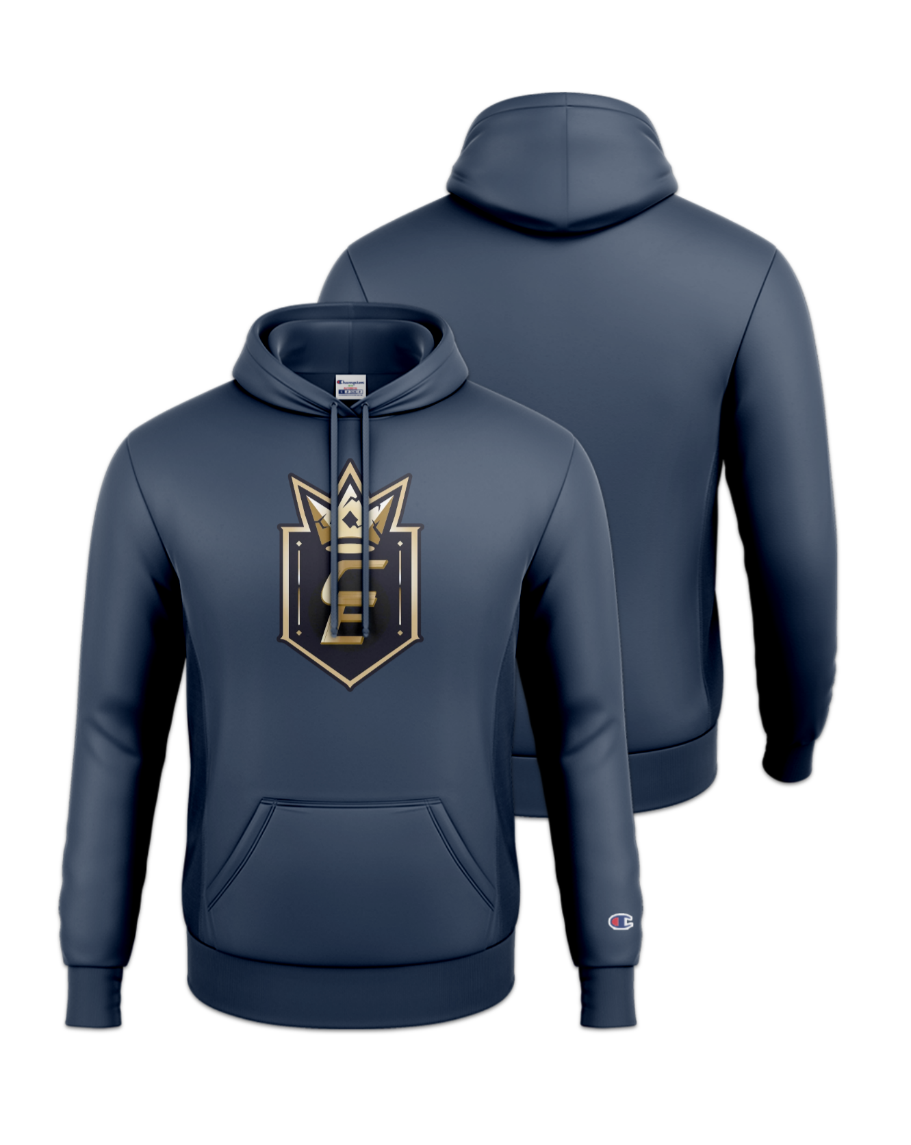 Rendered product preview, stack