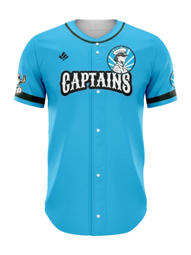 Sublimated Full Button Baseball Jersey preview, front