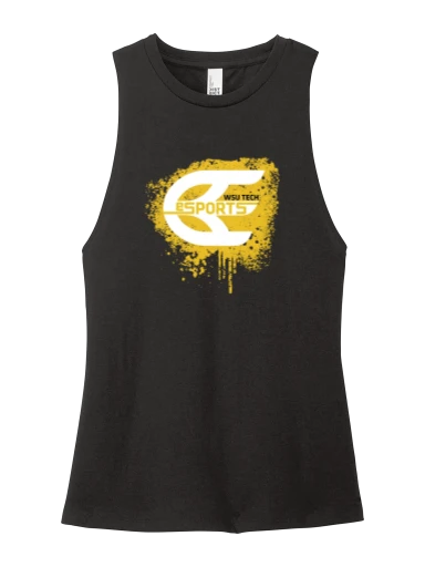 District Women's Perfect Tri Muscle Tank preview, front
