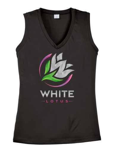 Sport-Tek Women's Sleeveless PosiCharge Competitor V-Neck Tee preview, front