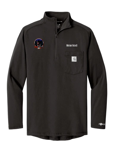 Carhartt Force 1/4-Zip Long Sleeve T-Shirt preview, front