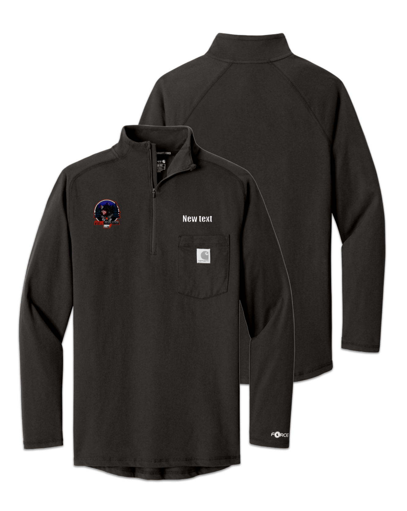 Rendered product preview, stack