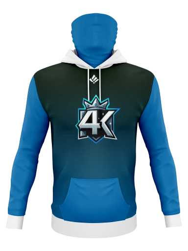 Custom Sublimated Ninja Hoodie preview, front