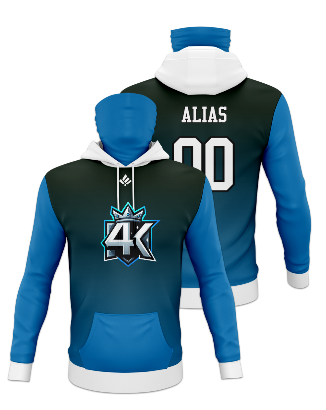 Rendered product preview, stack