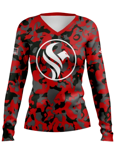 Ladies' Long Sleeve V-Neck preview, front
