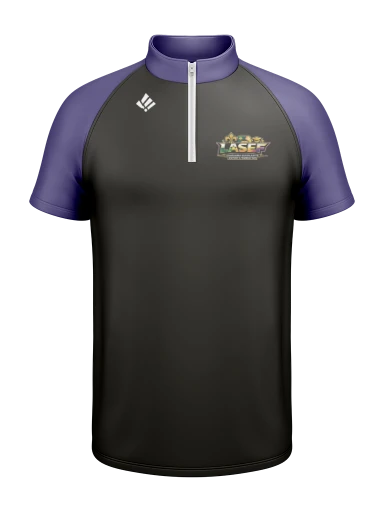LASEF Men's Short Sleeve 1/4 Zip preview, front