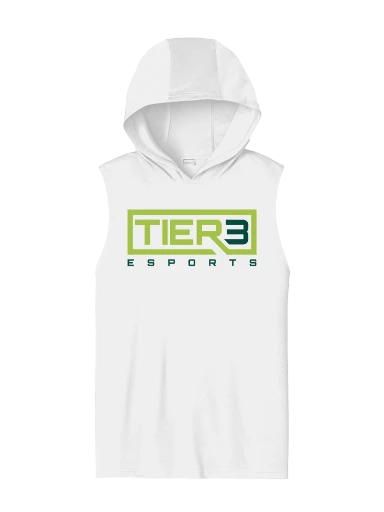 Tier 3 Fan Store Competitor Sleeveless Hoodie preview, front