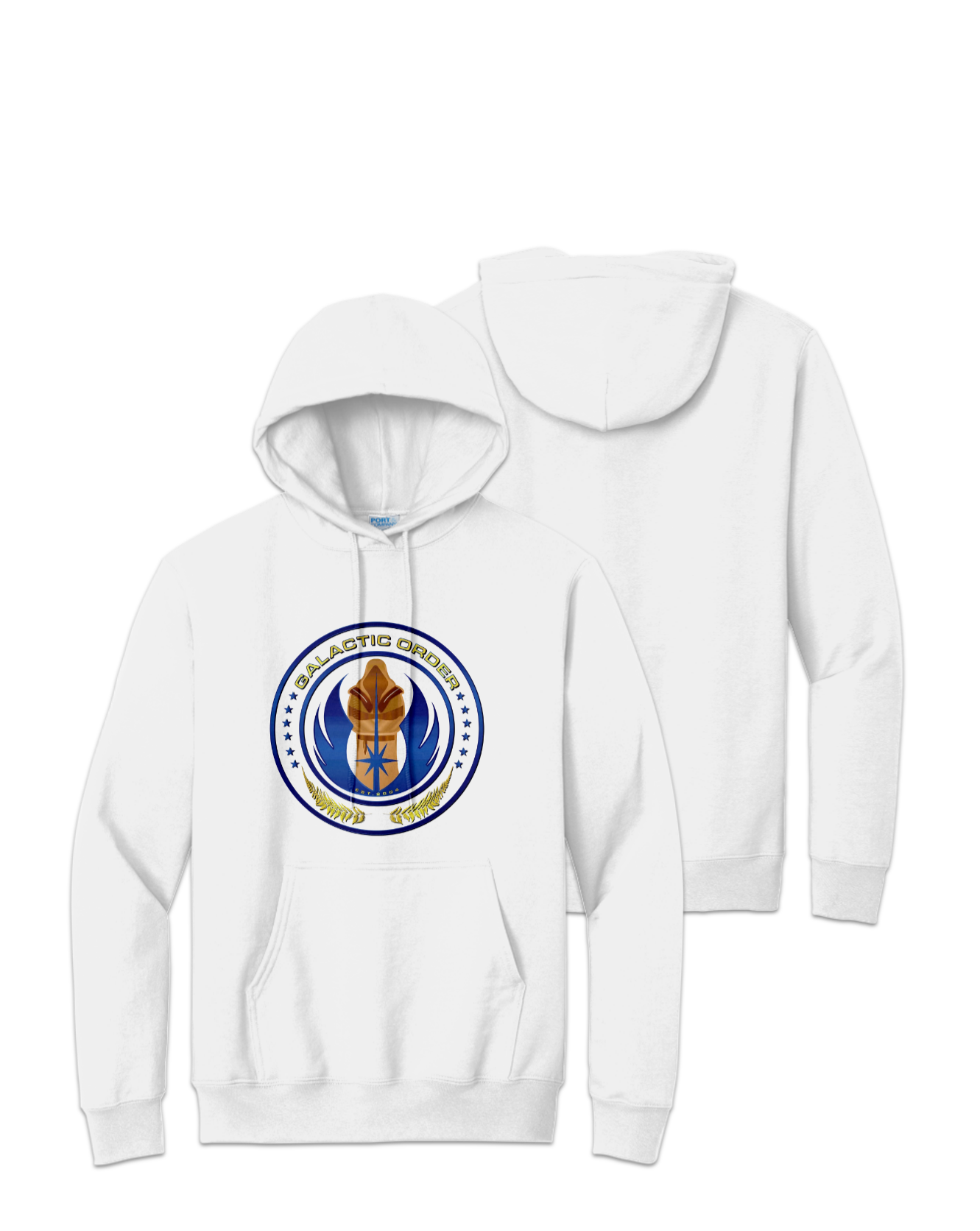 Rendered product preview, stack