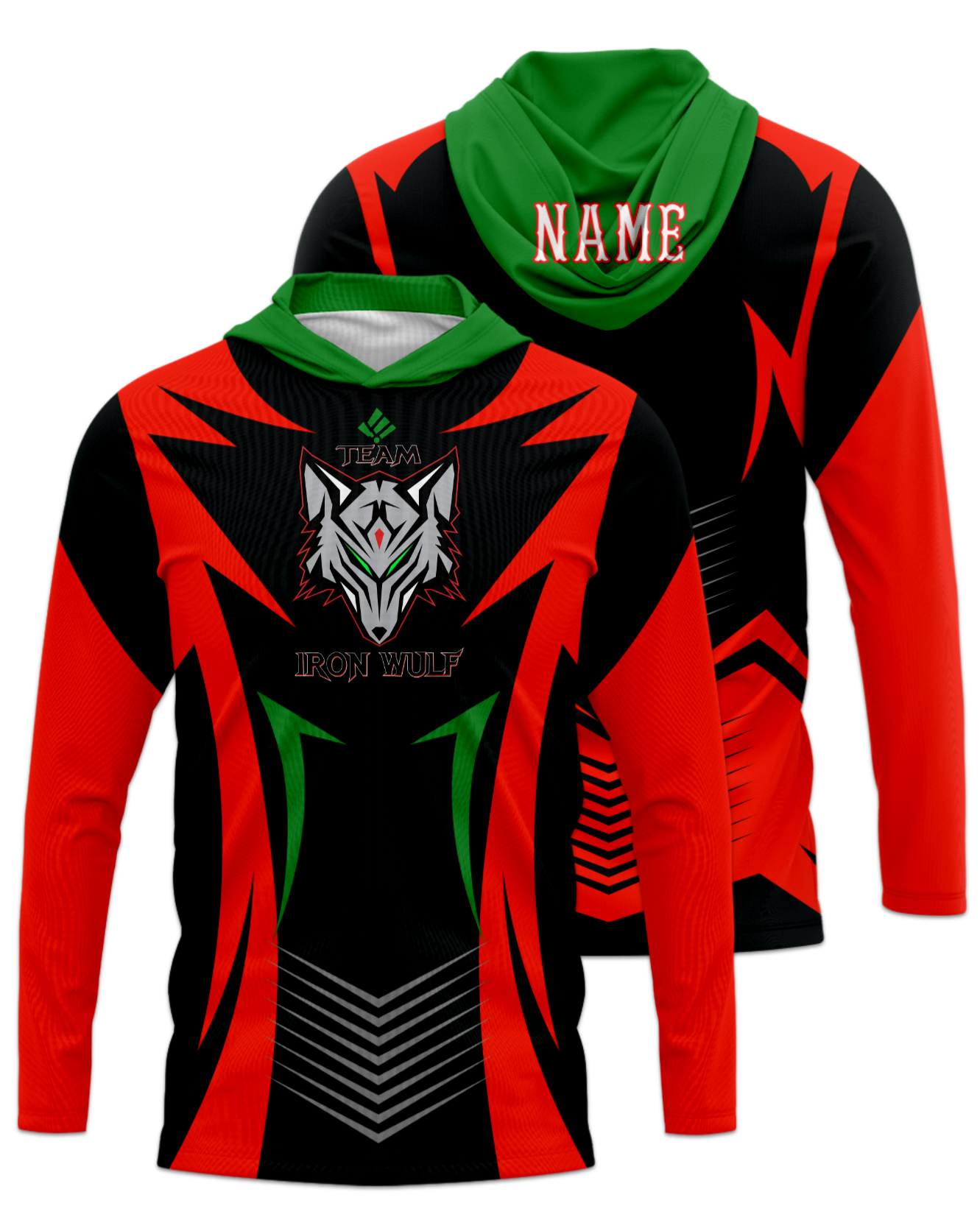 Rendered product preview, stack