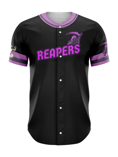 Sublimated Full Button Baseball Jersey preview, front