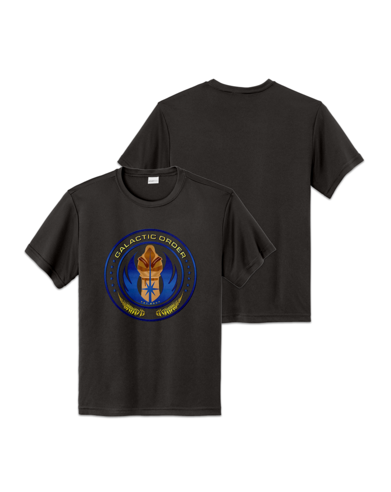 Rendered product preview, stack