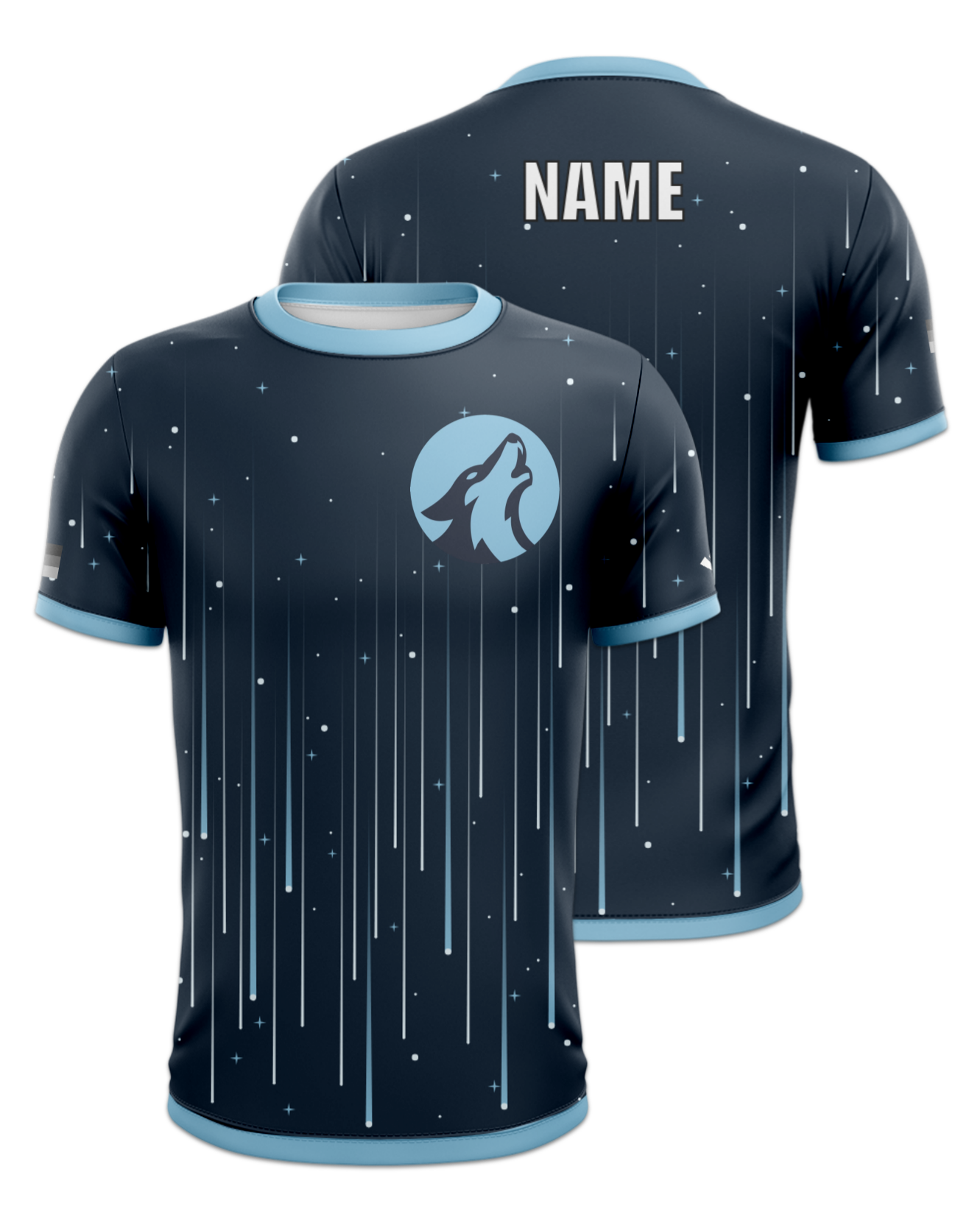 Rendered product preview, stack