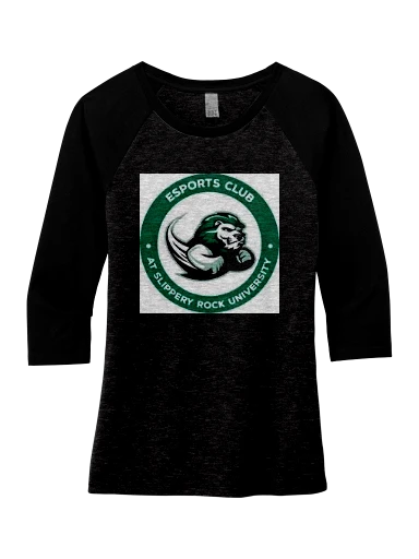 Women's Perfect Tri 3/4-Sleeve Raglan preview, front