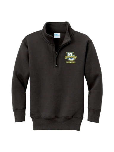 Youth Core Fleece 1/4-Zip Pullover Sweatshirt preview, front