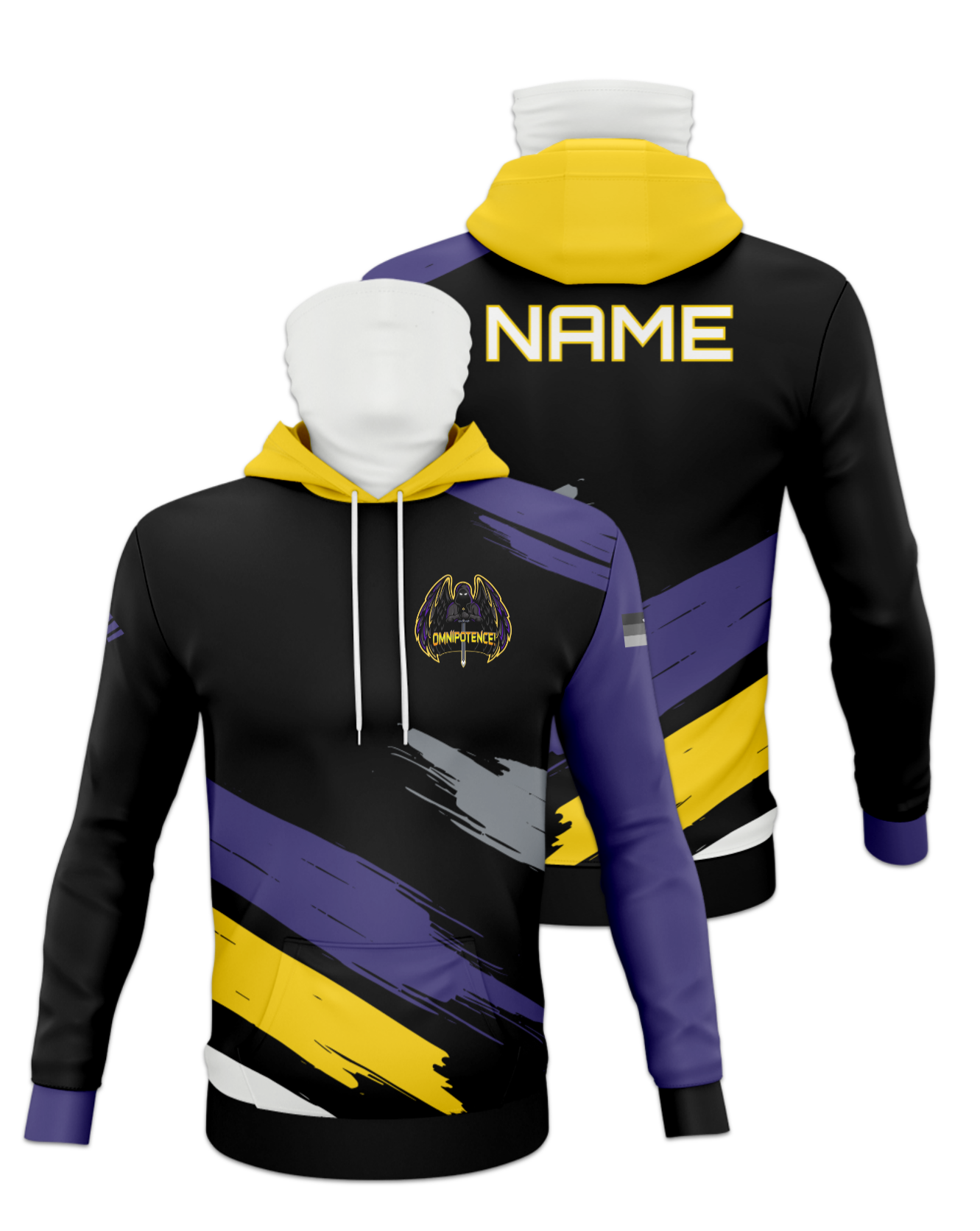 Rendered product preview, stack