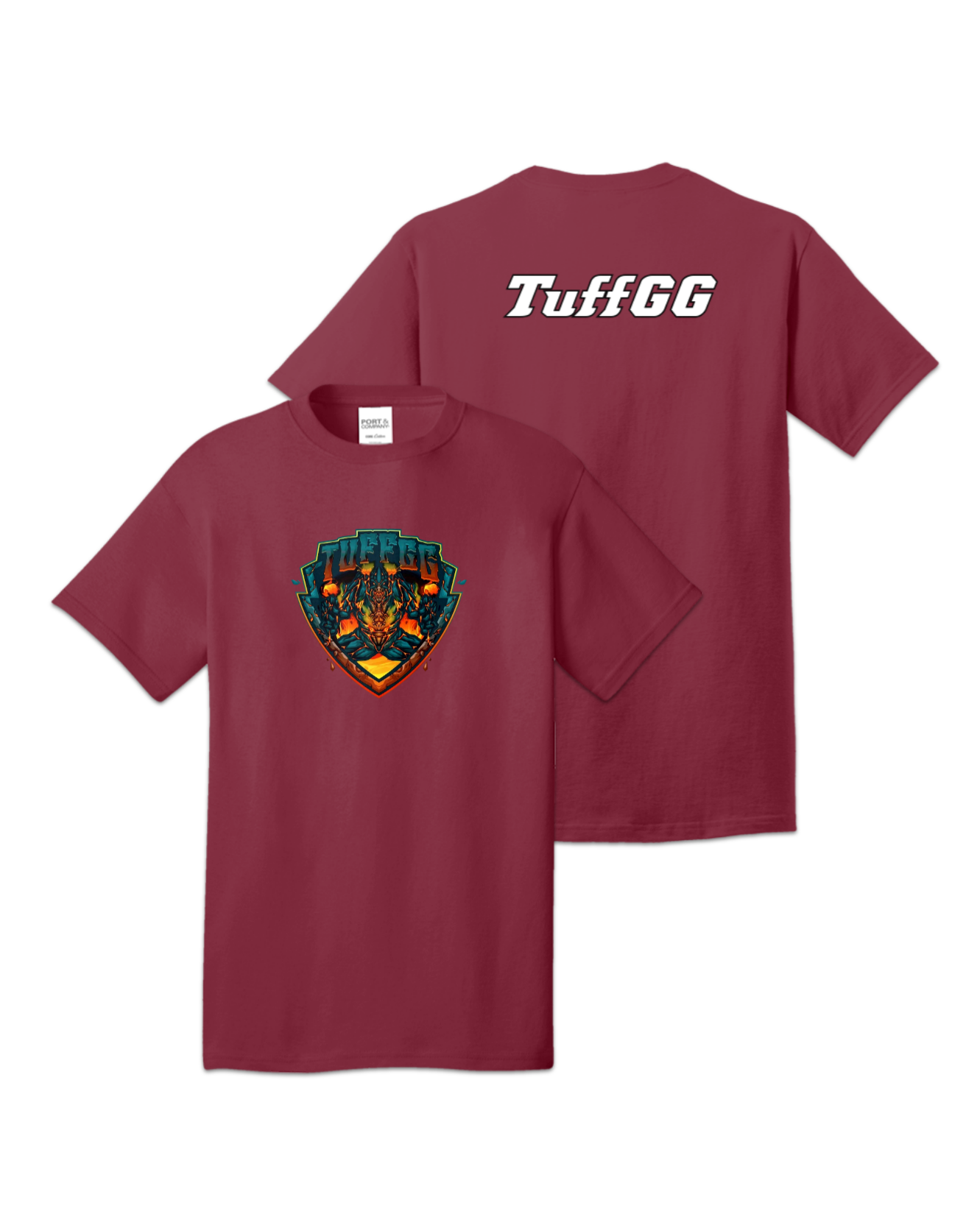 Rendered product preview, stack