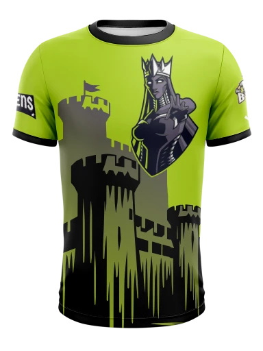 Custom Crew Neck Esports Jersey preview, front