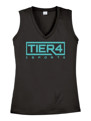 Tier 4 Fan Store Women's Sleeveless PosiCharge Competitor V-Neck Tee preview, front