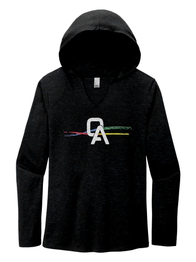 District Women's Perfect Tri Long Sleeve Hoodie preview, front