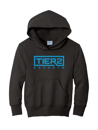 Tier 2 Fan Store Youth Core Fleece Pullover Hooded Sweatshirt preview, front