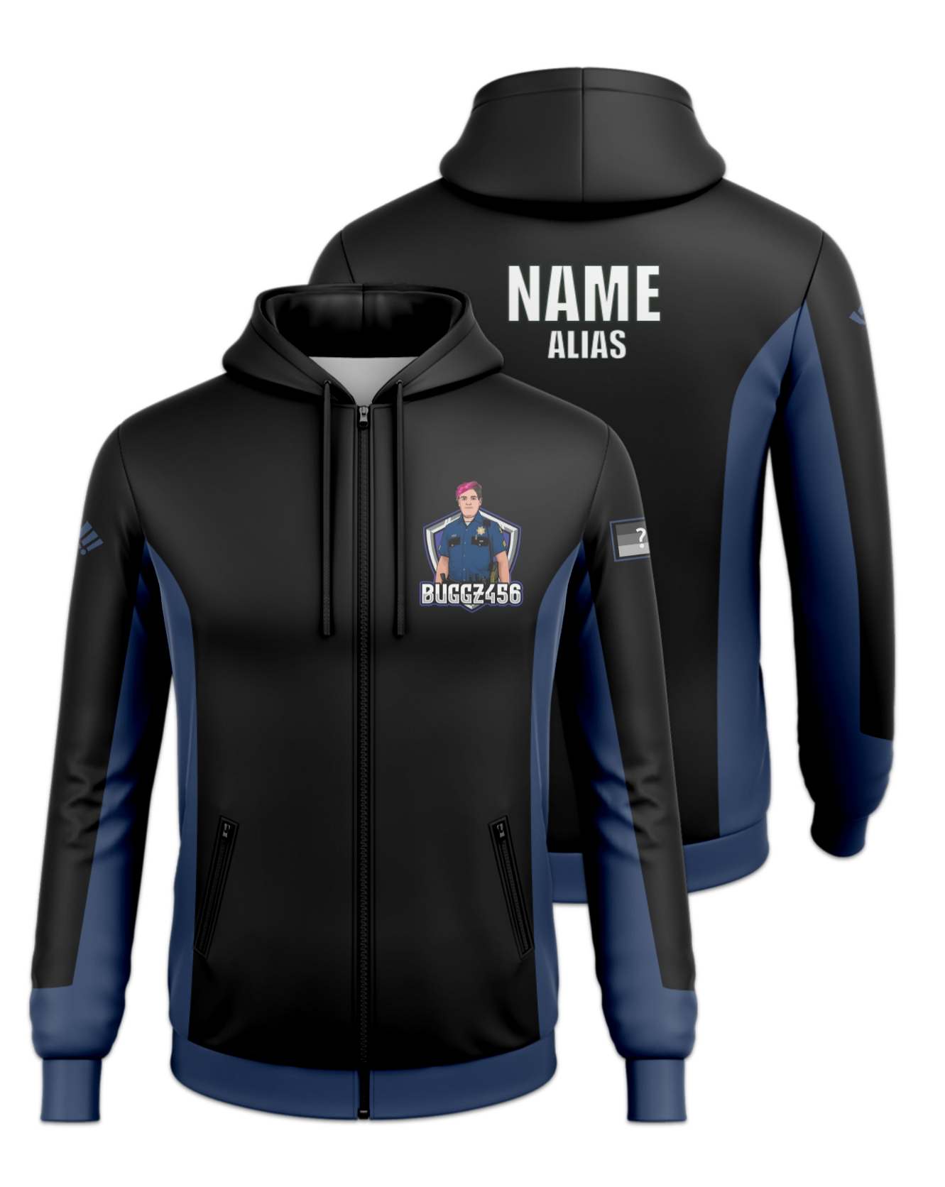 Rendered product preview, stack