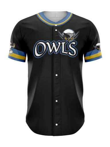 Sublimated Full Button Baseball Jersey preview, front