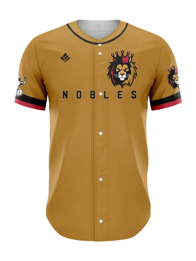 Sublimated Full Button Baseball Jersey preview, front