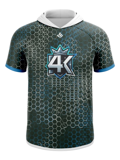 Sublimated Short Sleeve Hooded T-Shirt preview, front