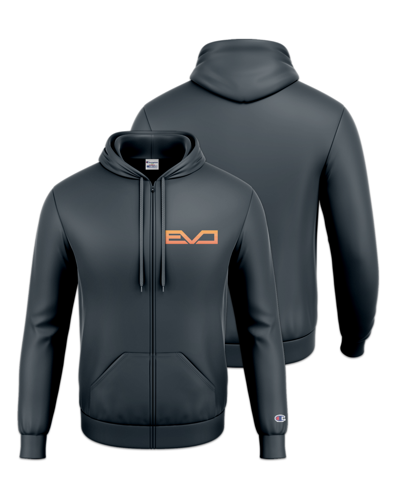Rendered product preview, stack