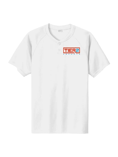 Tier 2 Fan Store PosiCharge Competitor 2-Button Henley preview, front