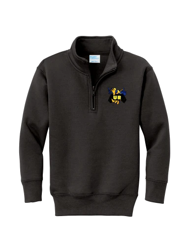 Youth Core Fleece 1/4-Zip Pullover Sweatshirt preview, front