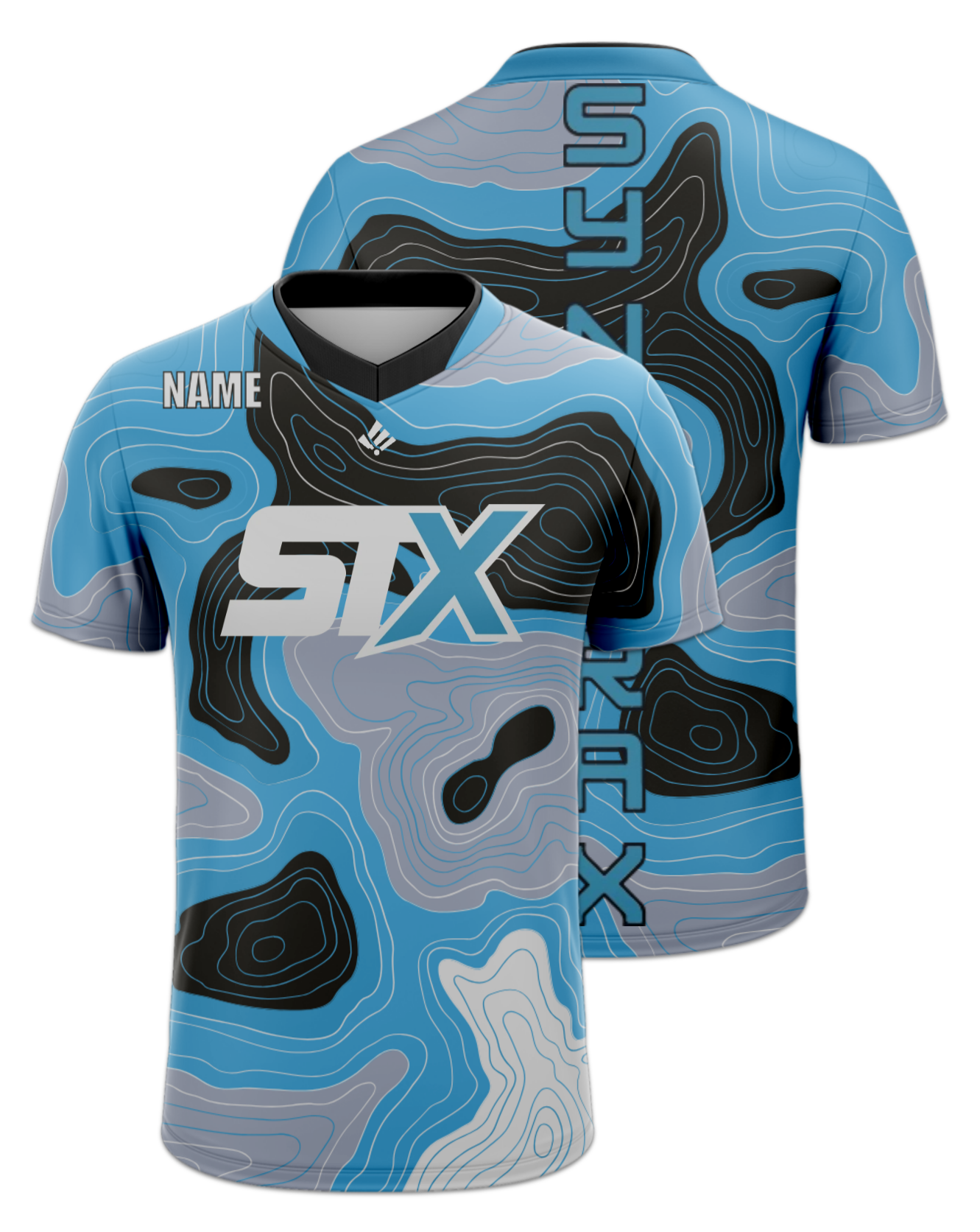 Rendered product preview, stack