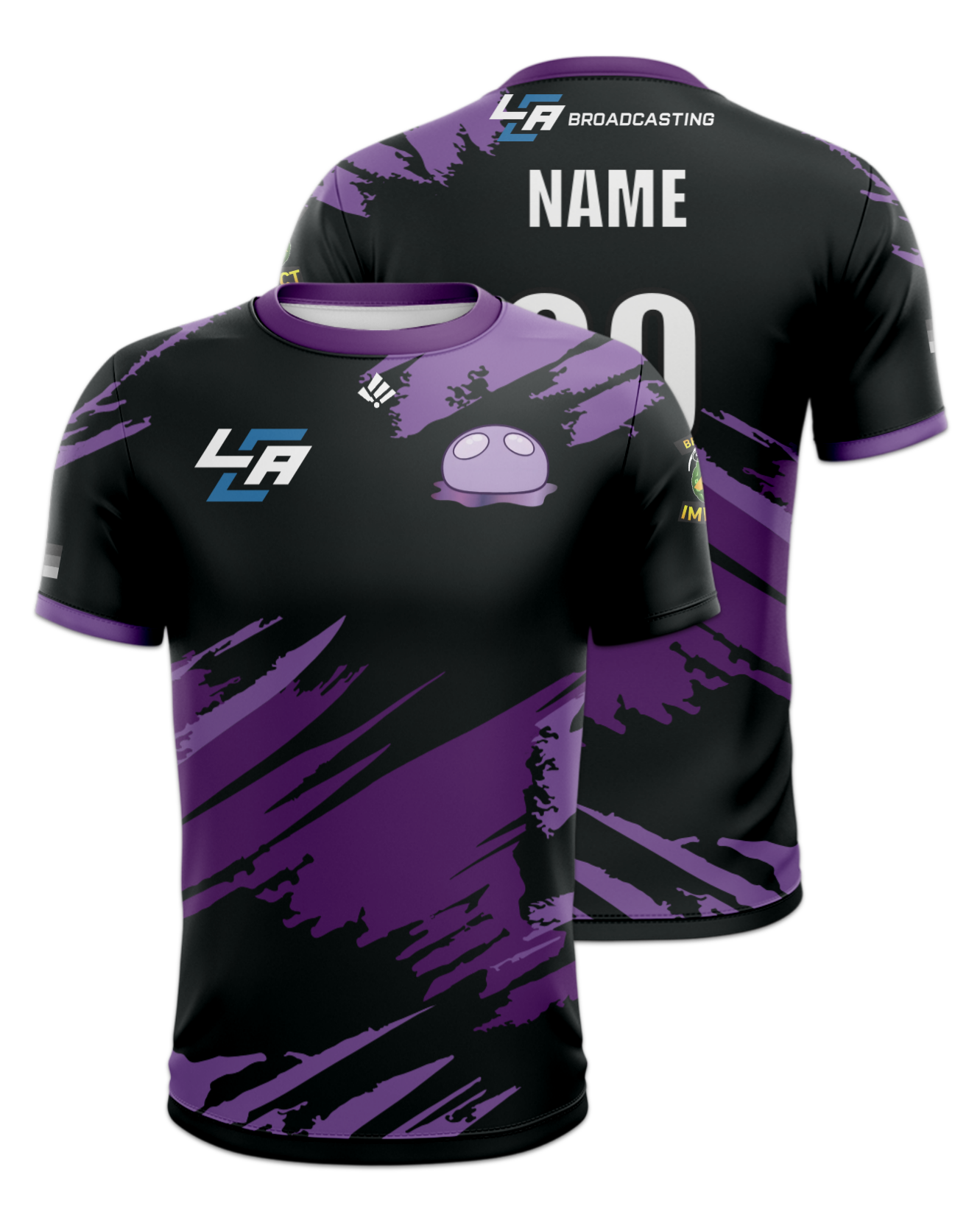 Rendered product preview, stack