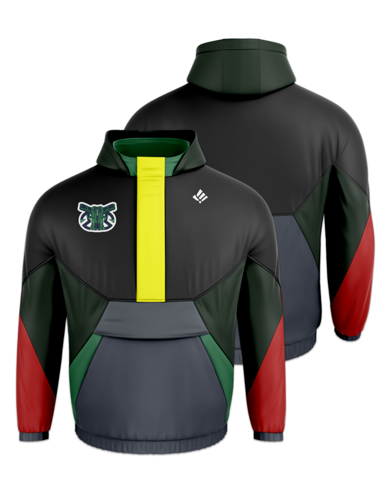 Rendered product preview, stack