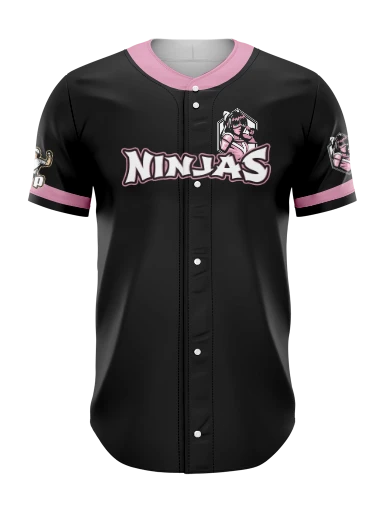 Sublimated Full Button Baseball Jersey preview, front