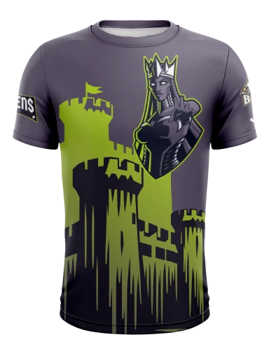 Custom Crew Neck Esports Jersey preview, front