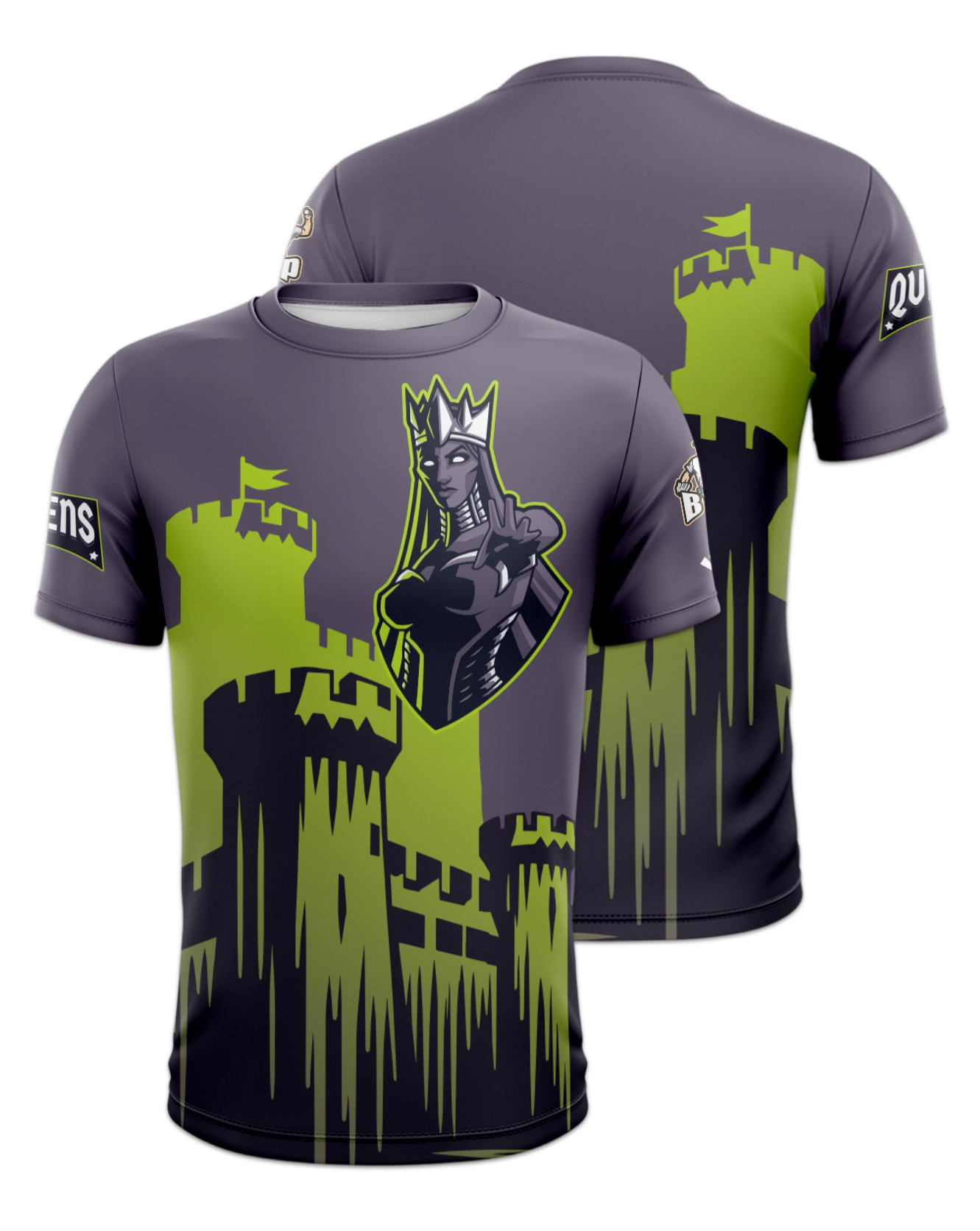 Rendered product preview, stack