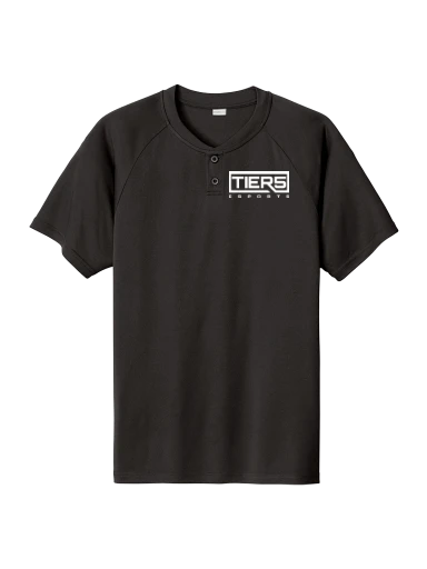 Tier 5 Fundraising Store PosiCharge Competitor 2-Button Henley preview, front