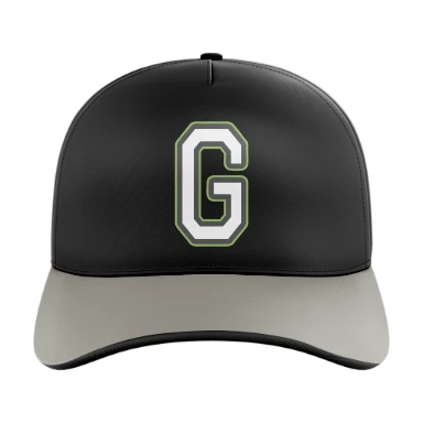 Sublimated 5 Panel Curved Bill Cap preview, front