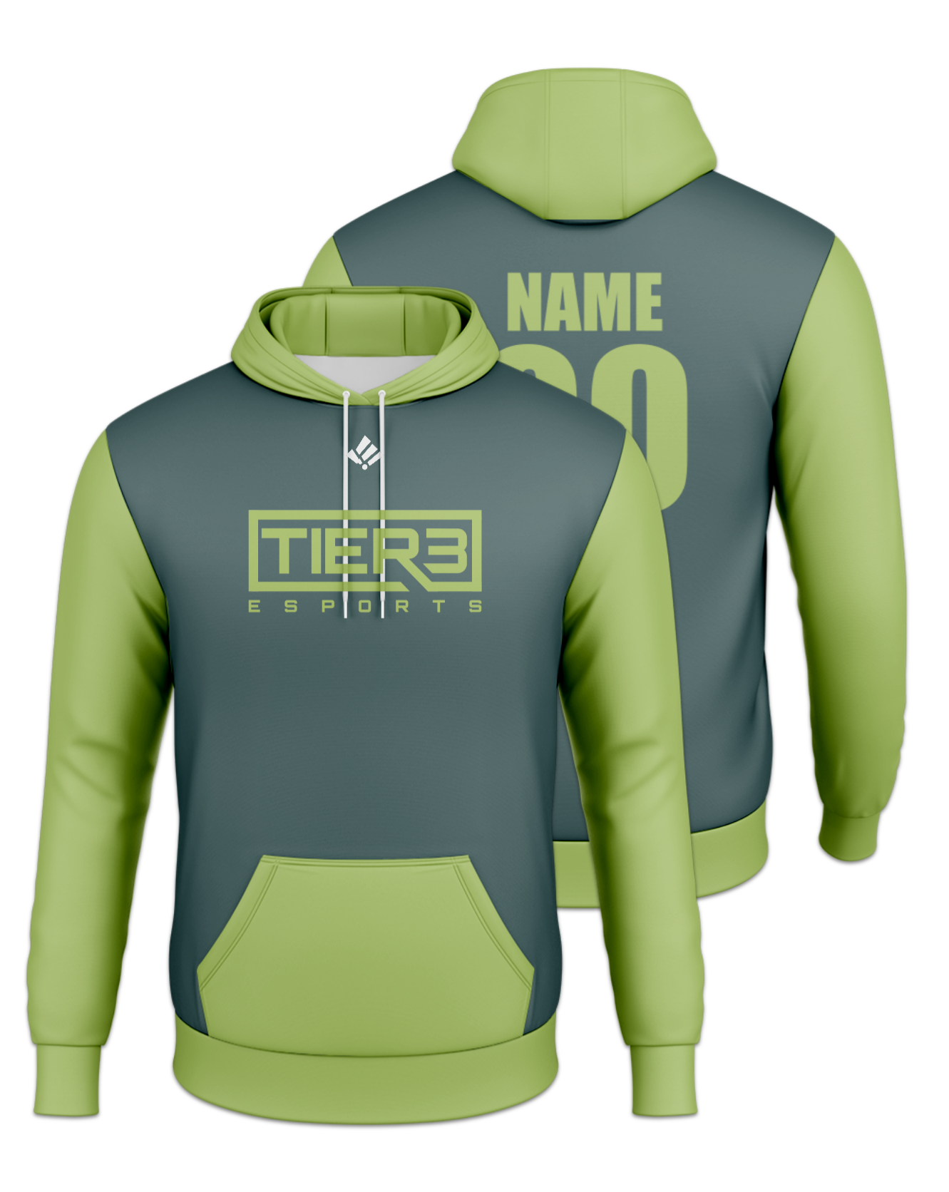 Rendered product preview, stack