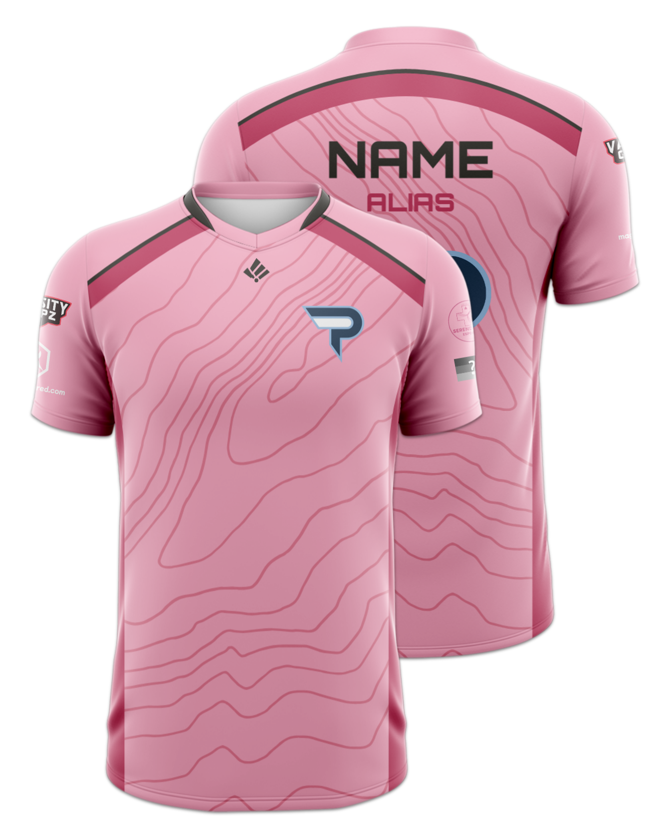 Rendered product preview, stack