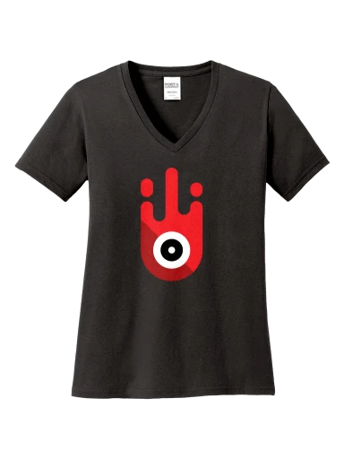 Women's Core Cotton V-Neck Tee preview, front
