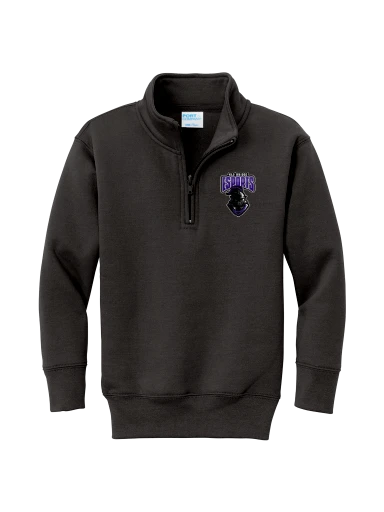 Youth Core Fleece 1/4-Zip Pullover Sweatshirt preview, front